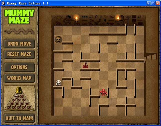 mummy maze deluxe